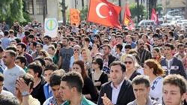 Hatayda protesto yürüyüşü