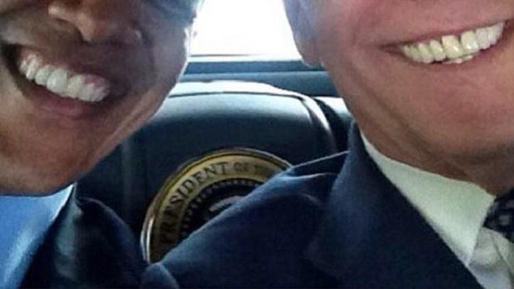 Obama selfie işini sevdi