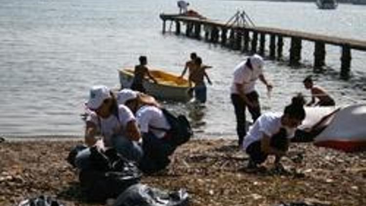 SAP çalışanları Adayı temizledi