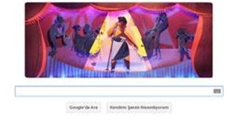 Efsane sanatçı Ella Fitzgerald Googleın tasarladığı özel doodle ile anılıyor