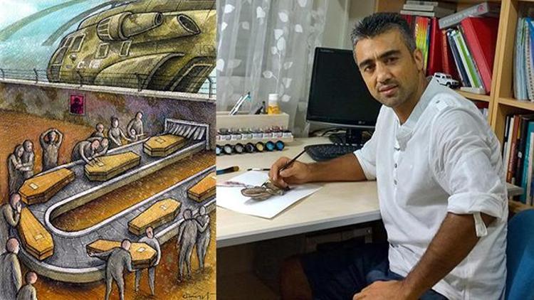 Aydın Doğan Uluslararası Karikatür Yarışmasını Antalyalı karikatürsit Zaman kazandı