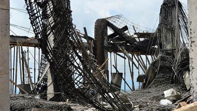 Diyarbakırda inşaat çöktü: 5 yaralı