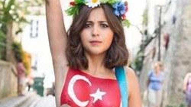 FEMEN’den ODTÜ’ye destek eylemi