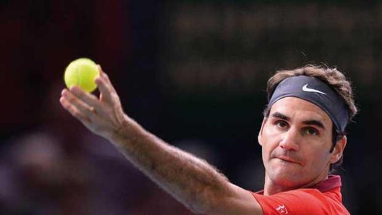 Pariste Roger Federer rüzgarı