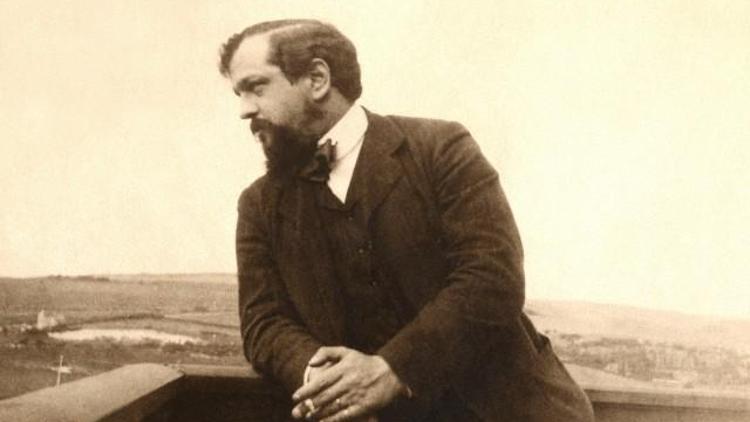 Claude Debussynin doğumgünü için hareketli doodle
