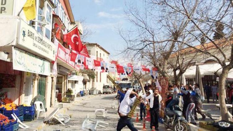 Urla’da HDP bürosu gerilimi