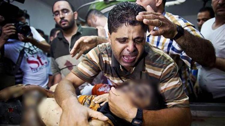 Gazzede üçü çocuk, sekiz sivil daha öldü