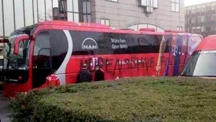 Bayern Münih otobüsüne şok saldırı