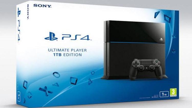 Sony PlayStation 4ün 1 TB sabit diskli modeli çıktı