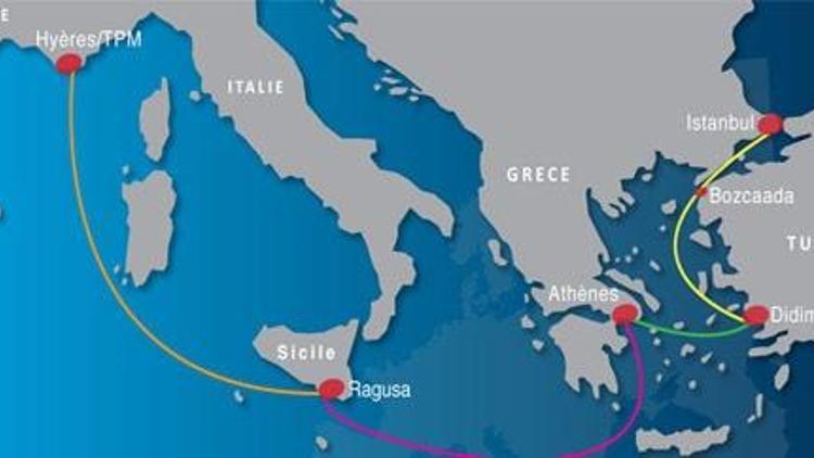 Akdenizin majör yelken yarışı