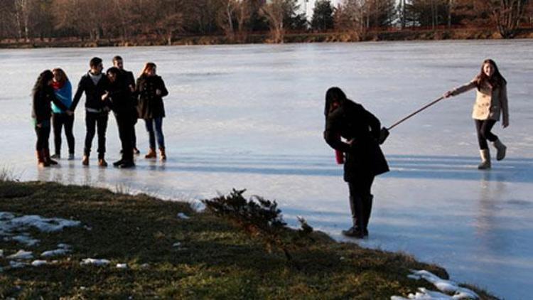 Tabiat Parkında tehlikeli eğlence