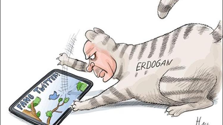 Karikatürlerle Twitter yasağı