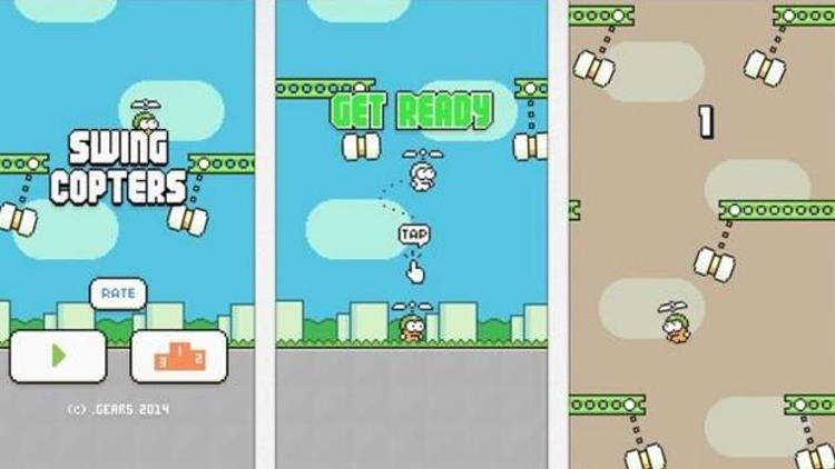 Flappy Birdsdan sonra Swing Copters çıktı