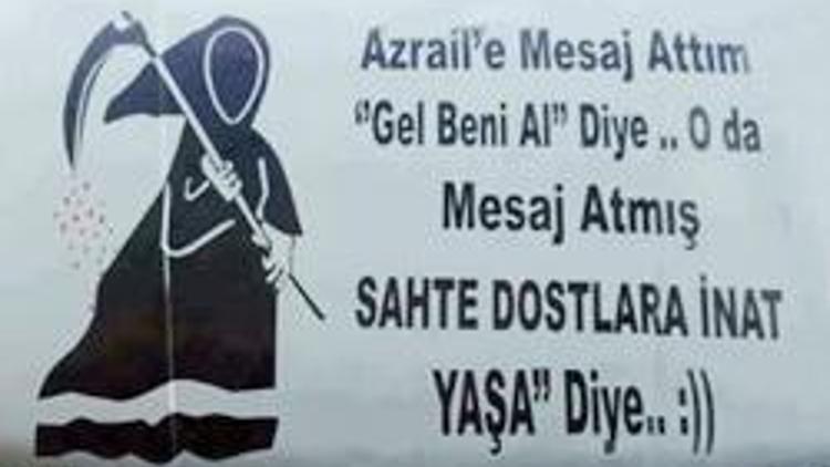 Azrail’e mesaj attım dedi öldürüldü