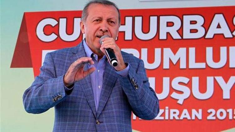 Erdoğan Erzurumda konuştu