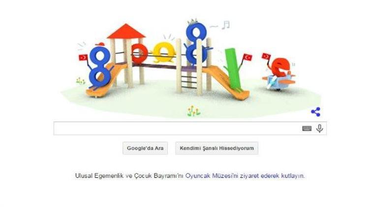 Google 23 Nisan Egemenlik ve Çocuk Bayramı için Doodle hazırladı