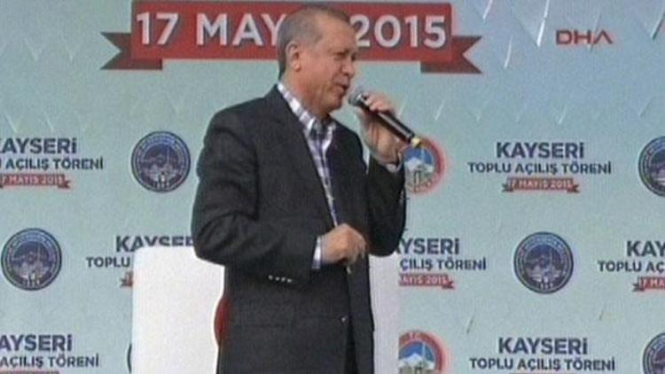 Cumhurbaşkanı Erdoğan Kayseride konuştu