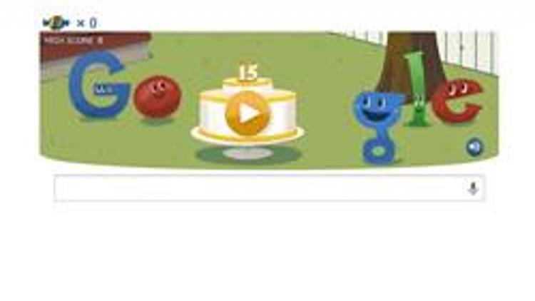 Google kendi doğumgününü kutluyor