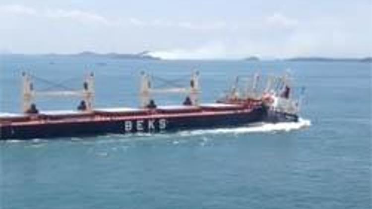 Türk gemisi Singapur Boğazında çarpıştı