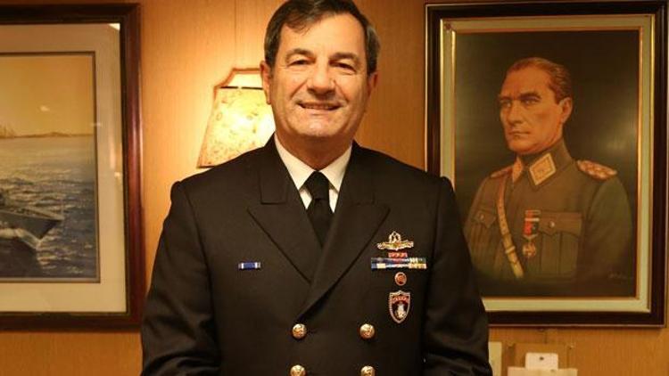 Donanma Komutanı Koramiral Veysel Kösele oramiralliğe yükseltildi