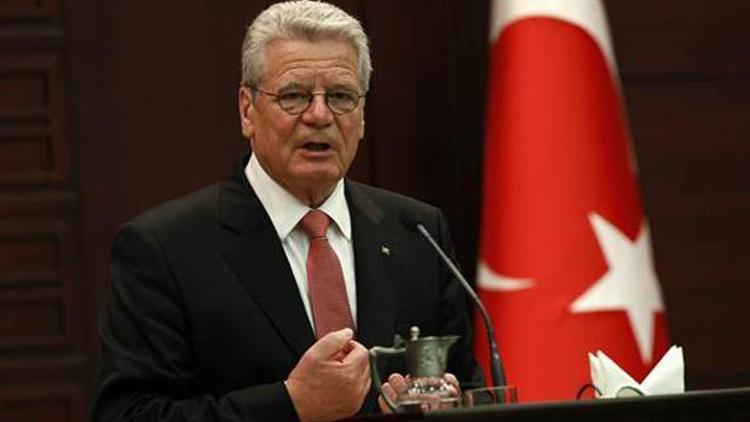 Almanya Cumhurbaşkanı Gauck, Başbakan Erdoğan’a cevap verdi