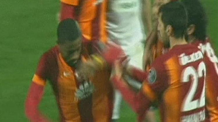 Galatasarayda maç sonu olay