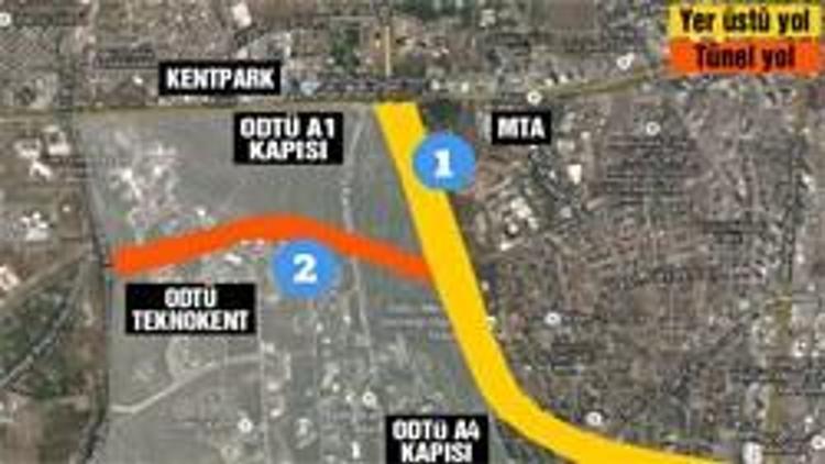 ODTÜ yol planları onaylandı