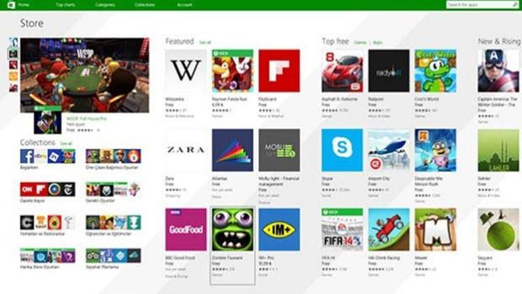 Windows mağazanın tasarımı değişti