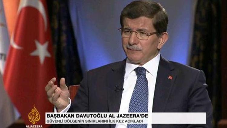 Başbakan Davutoğlu, Türkiyenin istediği güvenli bölgenin sınırlarını açıkladı