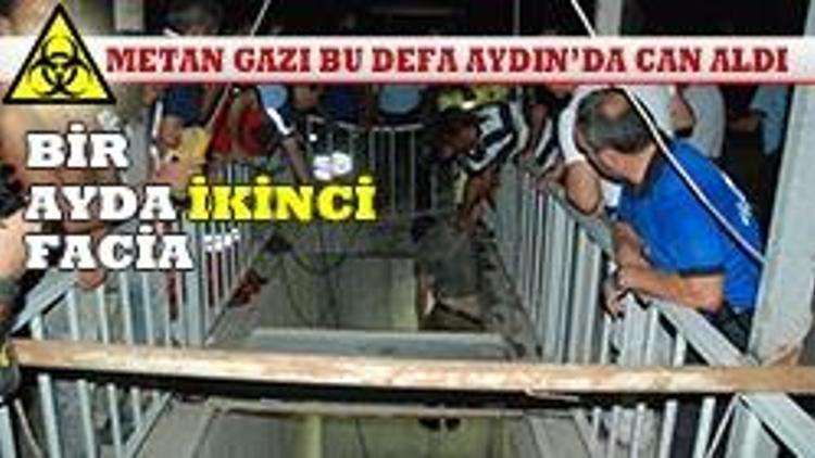 Aydında metan gazı can aldı