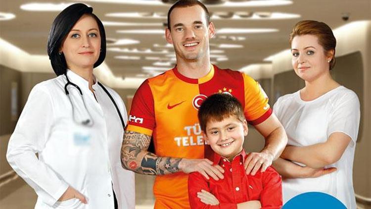 Sneijder sağlık projesi yüzü oldu