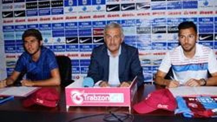 Trabzonsporda çifte imza