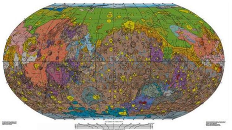 Marsın en detaylı haritasına isteyen herkes tek tıkla ulaşıyor