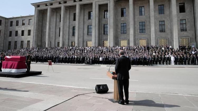 Cumhurbaşkanı Erdoğan, Demirelin cenazesinde konuştu:İslamköyden çıktığını hiç unutmadı