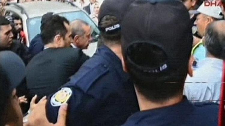 Erdoğana Somada protesto