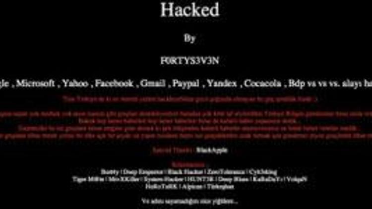 Türk hackerlar com.tr uzantılı sitelere saldırdı