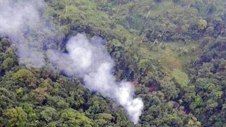 Kolombiyada askeri helikopter düştü: 15 ölü