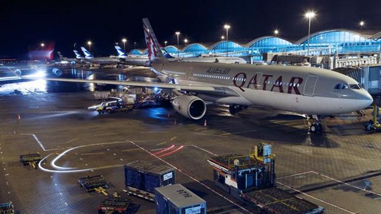 Katar uçağı Ankara’ya indi