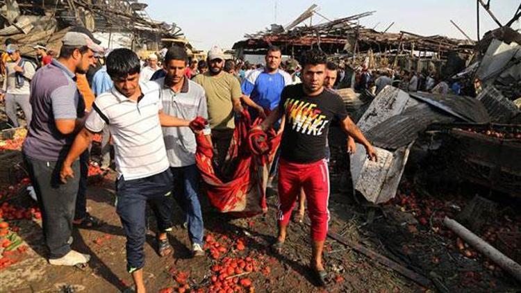 Bağdatta pazar yerine bombalı saldırı
