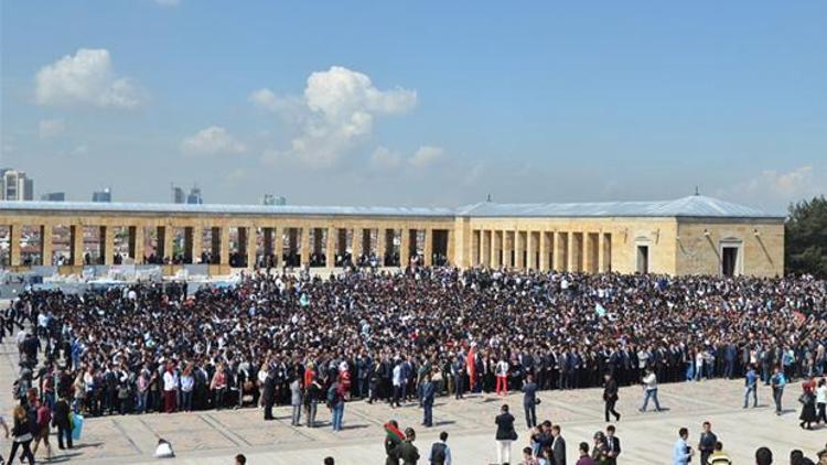 Ülkücüler Anıt Kabiri ziyaret etti