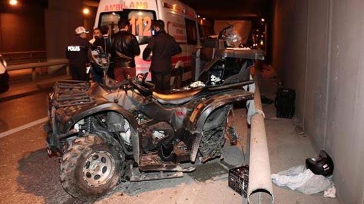 Beyoğlunda ATV kazası
