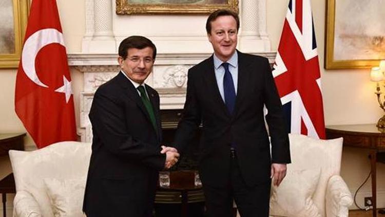 Başbakan Davutoğlu, İngiltere Başbakanı Cameron ile görüştü