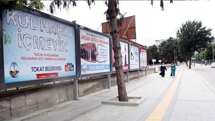 Tokat Belediyesinden kaçak su ilanı