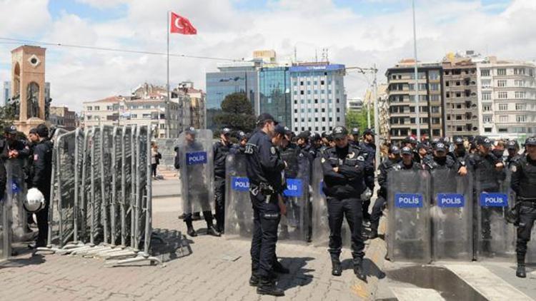 20 kişiye 200 polis, 2 TOMA