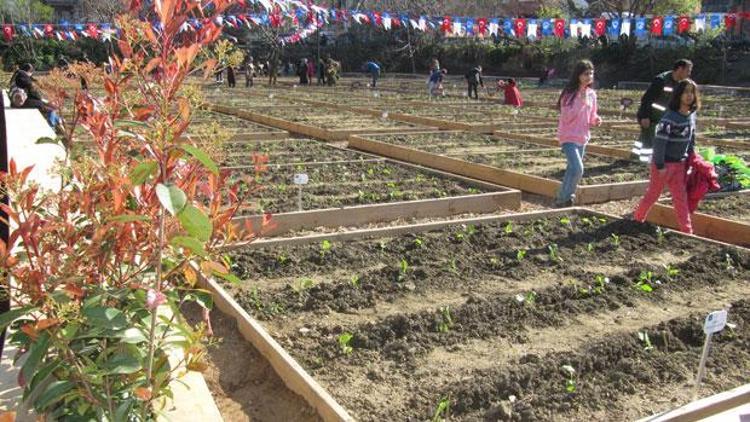 Kuzguncuk Bostanını çocuklar açtı