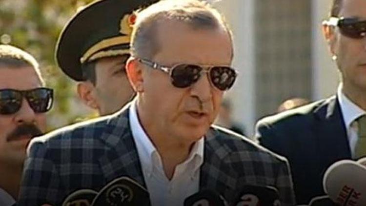 Cumhurbaşkanı Recep Tayyip Erdoğandan namaz sonrasında açıklama