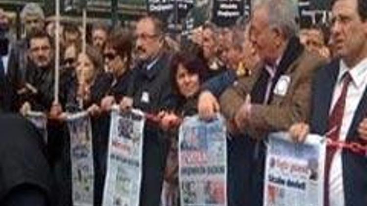 Gazeteciler Ankarada eylemde