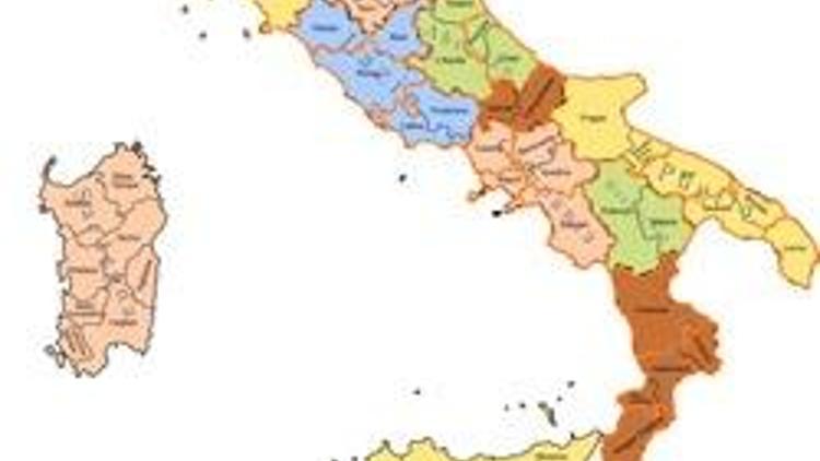 Kriz İtalya haritasını da vurdu