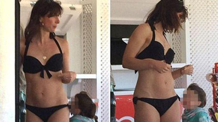 Samantha Cameron bikiniyle görüntülendi