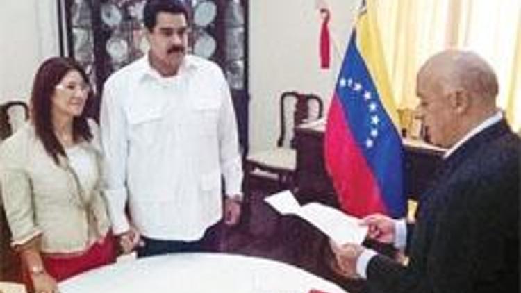 Maduro başkan olunca evlendi